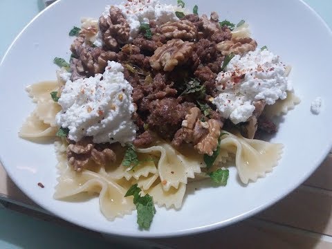 MEMORIES OF MACEDONIA ~ MAKEDONSKA KOLBACI I RIKOTA TESTENINI (Macedonian Sausage & Ricotta Pasta)