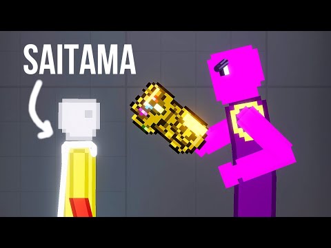 Saitama vs Thanos Infinity War [Zebra Gaming TV] People Playground