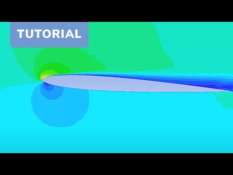 CADFEM Tutorial Nr. 35 - Berechnung einer NACA0012 Profil Umströmung mit ANSYS Fluent