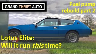 Lotus Elite renovation tutorial video