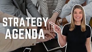 How to conduct an annual strategy meeting with your team