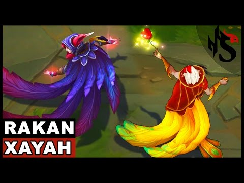 All Xayah and Rakan Skins Spotlight (League of Legends)