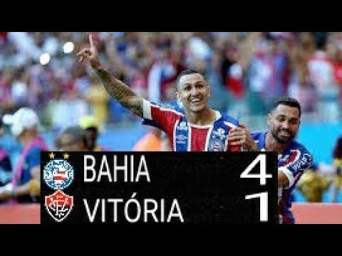 Bahia 4x1 Vitória - Melhores Momentos E Gols.