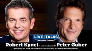 Robert Kyncl with Peter Guber at Live Talks Los Angeles