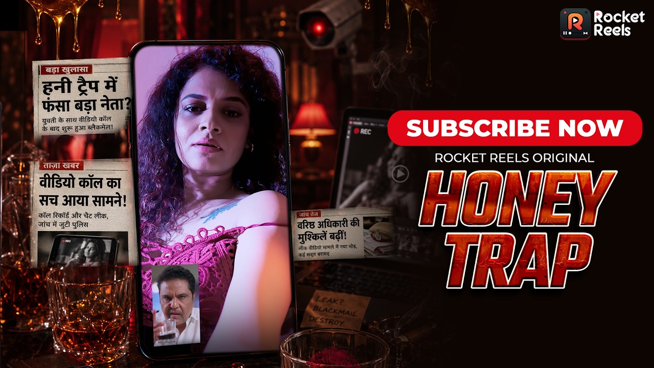 Rocket Reels Honey Trap vertical drama thumbnail representing India original micro-drama slate expansion
