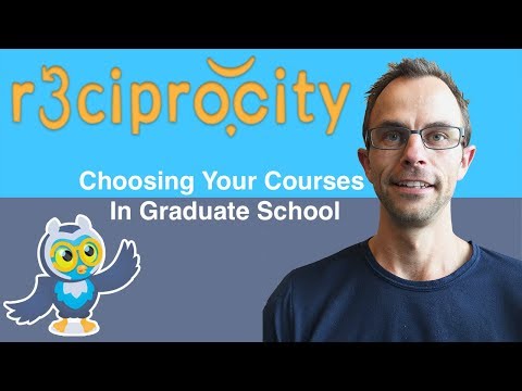 How To Choose Your Courses To Prepare For and Be In Graduate School - Thesis Help Video