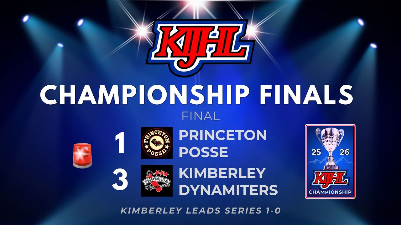 2026 KIJHL Championship Game 1 - April 17/26