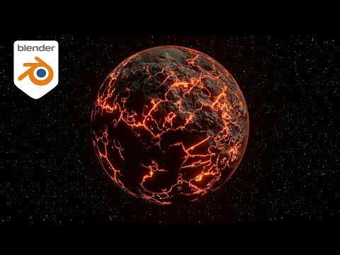 Blender Tutorial - Procedural Cracked Surface Material