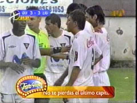 Marcelo Velazco - Clásico D. Quito . Liga Universitaria 4-3  2006