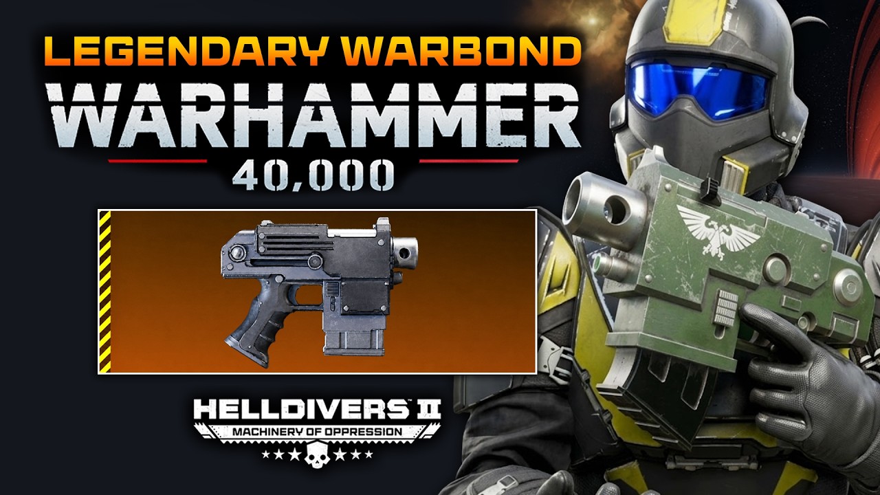 Helldivers 2 - Warhammer 40K Warbond Trailer!