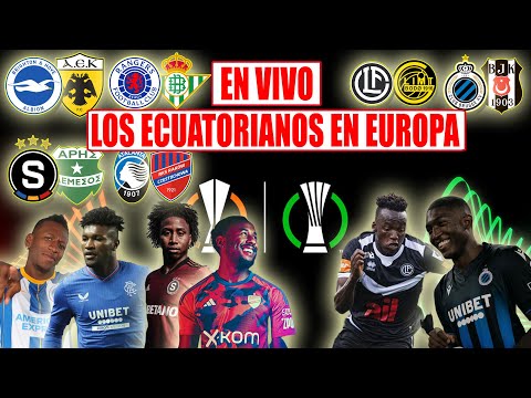 🔴 BRIGHTON vs AEK EN VIVO 🇪🇨 LOS ECUATORIANOS en EUROPA LEAGUE y CONFERENCE | YEBOAH, CIFUENTES, etc