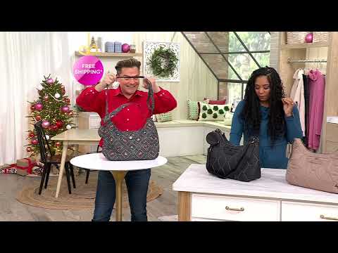 Lug Classic Large Hobo Bag with Pouch - Winger on QVC