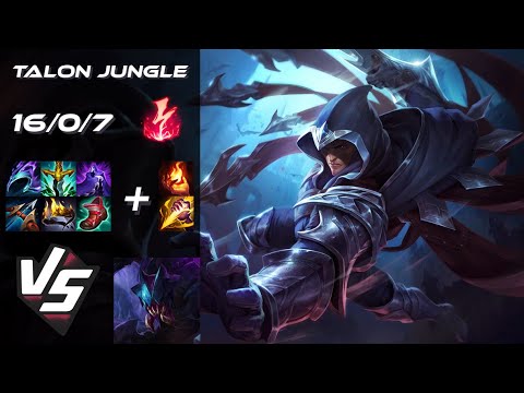 JUNGLE Talon vs Rek'Sai - EU Challenger Patch 14.20