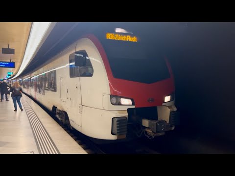 Ausfahrt des IR36 2079 in Zürich HB auf Gleis 34