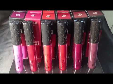 BATOM LÍQUIDO MATTE 24 HORAS 27 AO 32 MAX LOVE BOX COM 48 UN