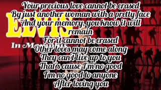 Elvis Presley - After Loving You (Lyrics)