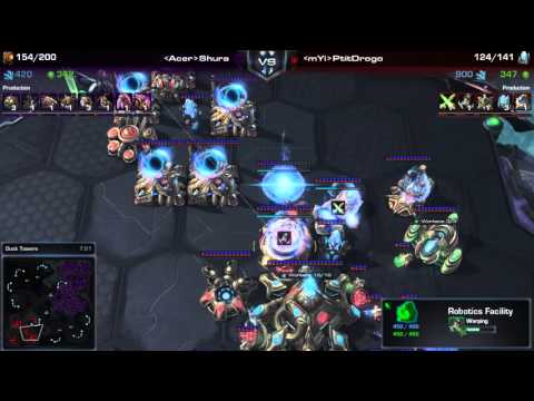 Starcraft -- HomeStorCup --  Legacy of the Void  -- Scarlett (Z) vs PtitDrogo (P) on DuskTowers