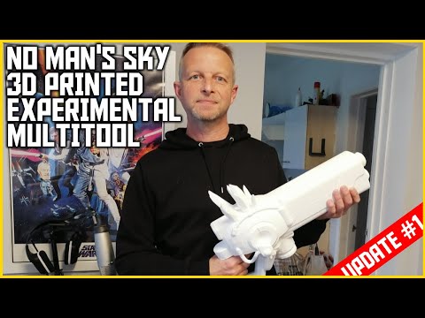 No Man's Sky Prisms - FULL SIZE 3D Printed Experimental Multitool - Update #1 2021