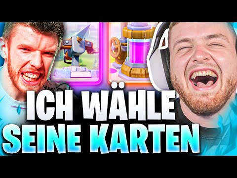 😂😈ICH FOLTER ihn MIT SHIT KARTEN! - KANN er mich TROZTDEM BESIEGEN in CLASH ROYALE?!