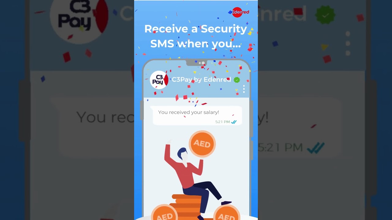 Keep your money safe! Subscribe to Security SMS now!😍✔  #c3pay #finacialfreedom