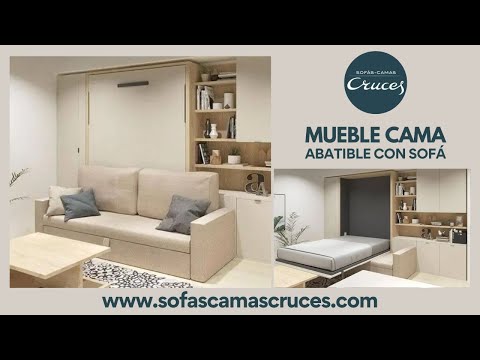 Mueble con Cama y Sofá | Transforma tu Estudio o pequeño apartamento con muebles de calidad