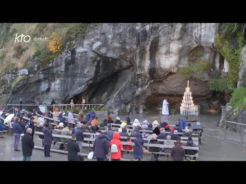 Chapelet du 6 décembre 2022 à Lourdes