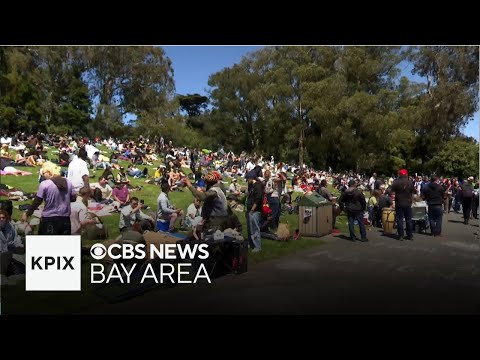 "Unofficial" 4/20 celebration draws mellow crowd to S.F. Golden Gate Park