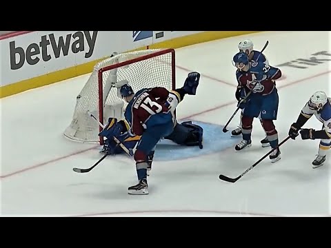 Valeri Nichushkin Jumps on the Loose Puck and Bang it Past Binninton for the Equalizer