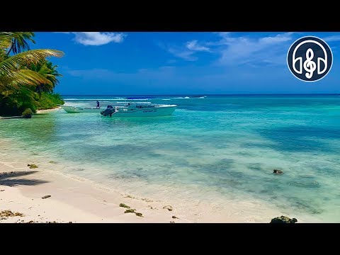 Gentle Sounds Of Waves of Caribbean Sea on Paradise Island of Saona