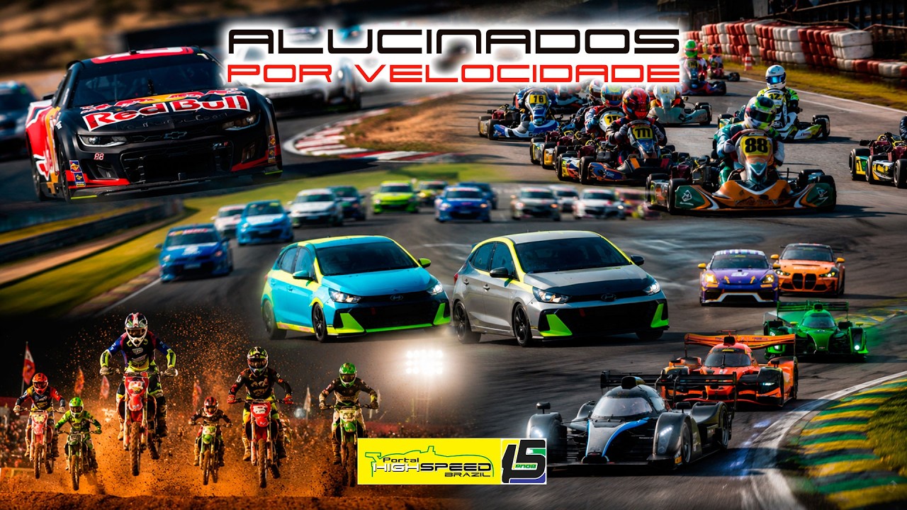 🏎️ ALUCINADOS POR VELOCIDADE IN LIVE | F1, Nascar, Endurance Brasil, Copa HB20, Arena Cross, Kart