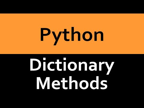 Python’s Dictionary Methods - Access 2 Learn