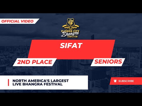 SIFAT ||  2nd Place || Flower City Bhangra || Official Video