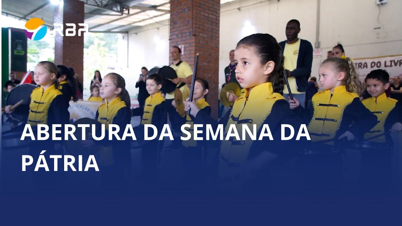 Em Ibirama, estudantes prestam homenagem em solenidade de abertura da Semana da Pátria