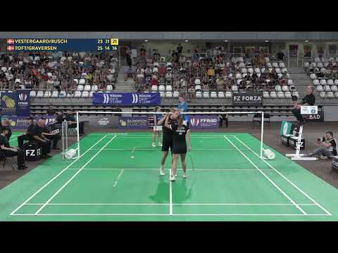 Match Point - Vestergaard / Busch vs Toft / Graversen - XD, SF - Nantes Int. 2023