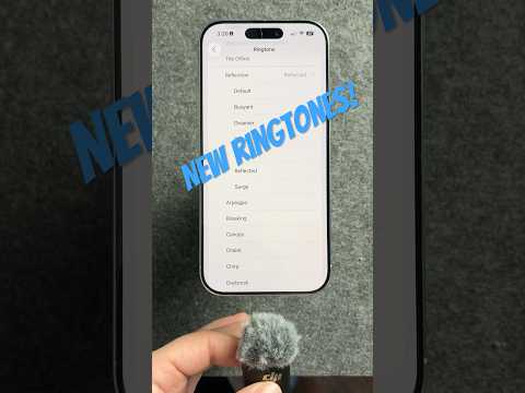 Listen to all of Apple’s new ringtones in iOS 26!