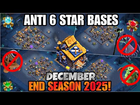 NEW December BH10 Base Layouts 🔥 TOP 10 Builder Hall 10 Bases | Best Anti-3⭐ Defense