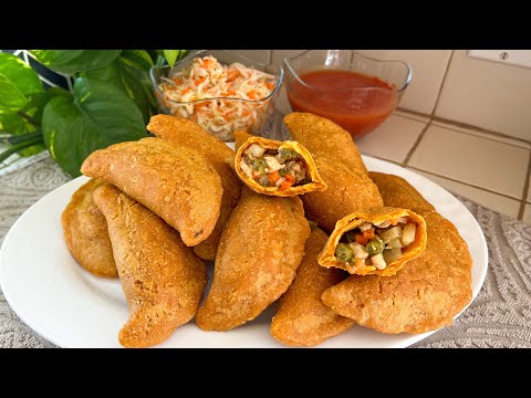 Como hacer Pastelitos de pollo Salvadoreños siempre tostaditos y con un sabor sin igual