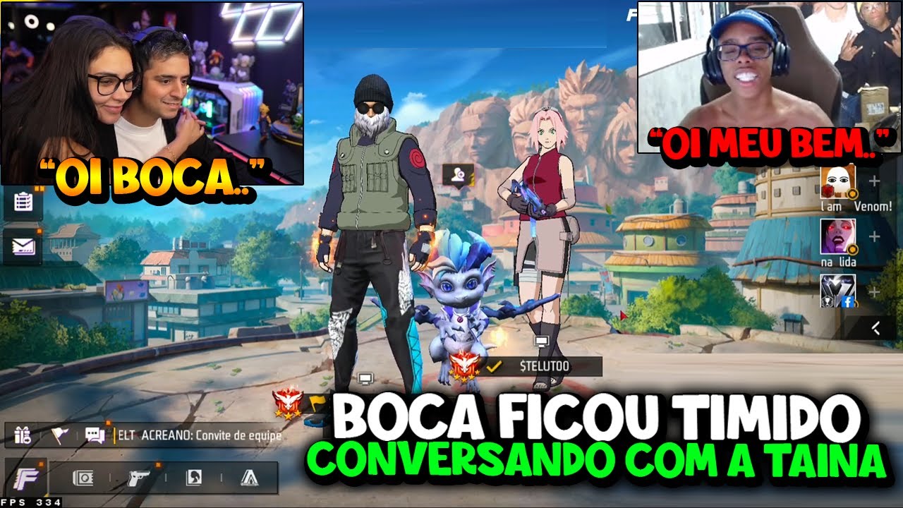 BOCADE09 FICOU SEM GRAÇA CONVERSANDO COM A TAINA E O CORINGA KKKKKJK