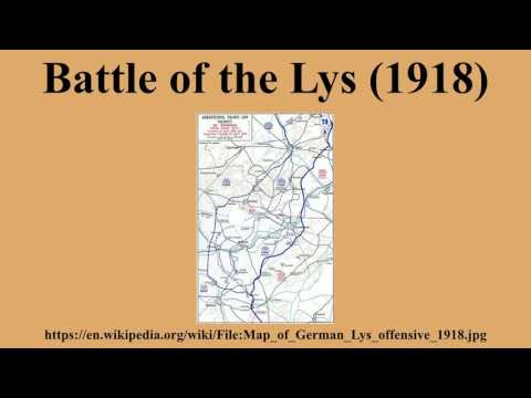 Battle of the Lys (1918)