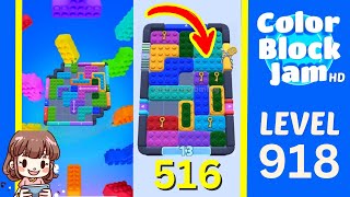 Solution du Niveau 918 de Color Block Jam