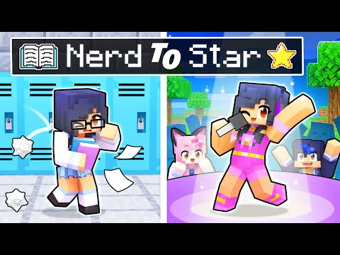 From NERD To STAR Story In Minecraft!