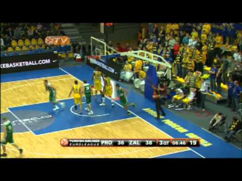 EuroLeague 2010 Week 8 highlights Asseco Prokom - Zalgiris