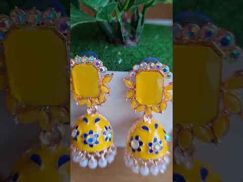 Minakari Fancy Jhumka