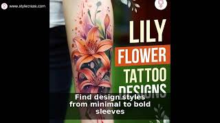 64 Lily Flower Tattoo Ideas & Meanings [Top Inspirations]
