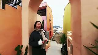 Colorful fishing village