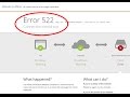 Fix Website is offline-Error 522-Connection timed out in Google chrome and Firefox