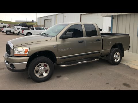 06 Cummins 5.9 w/ BD VGT Turbo & Exhaust Brake, 4” Straight Pipe Exhaust