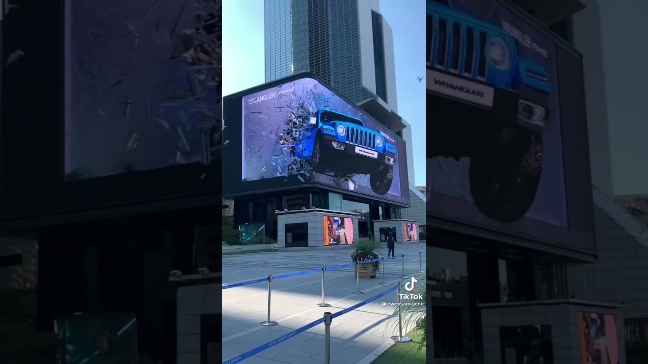 The World’s Largest 3D Anamorphic Illusion Screen || Seoul Korea