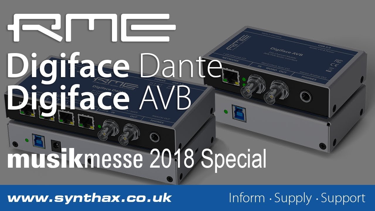 RME Audio Interface Digiface Dante