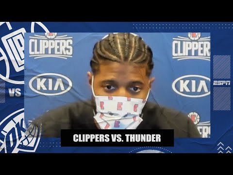 Paul George talks MVP race, hamstring update and Kawhi's preparation for games | NBA on ESPN